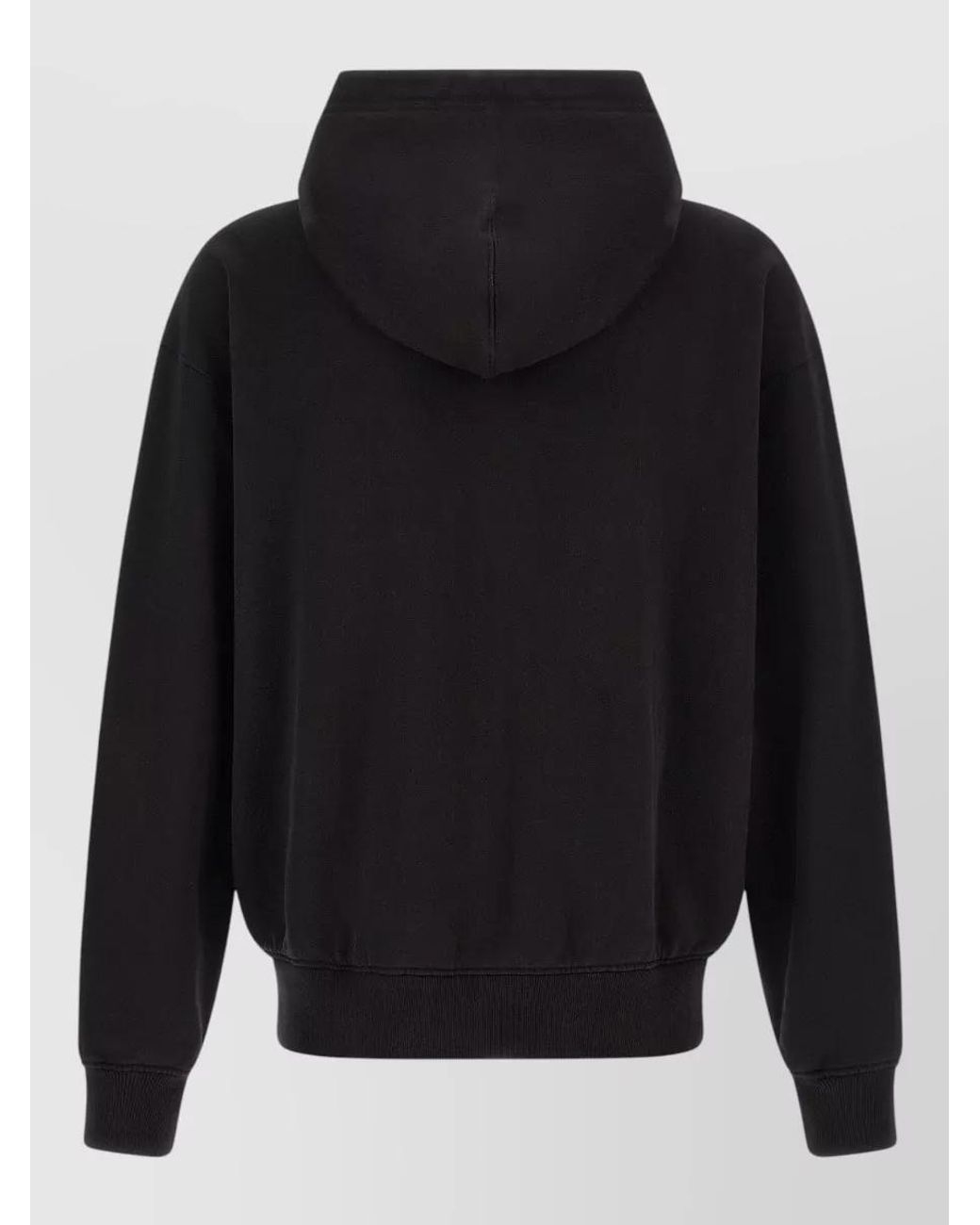 Dolce & Gabbana Blue Ribbed Hooded Zip Jacket for men