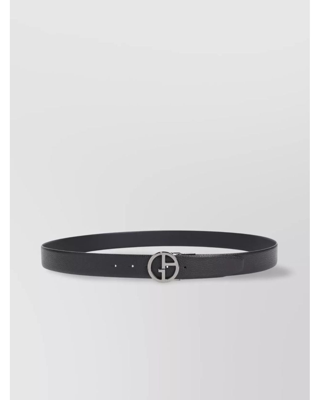 Giorgio Armani White Calf Leather Belt for men