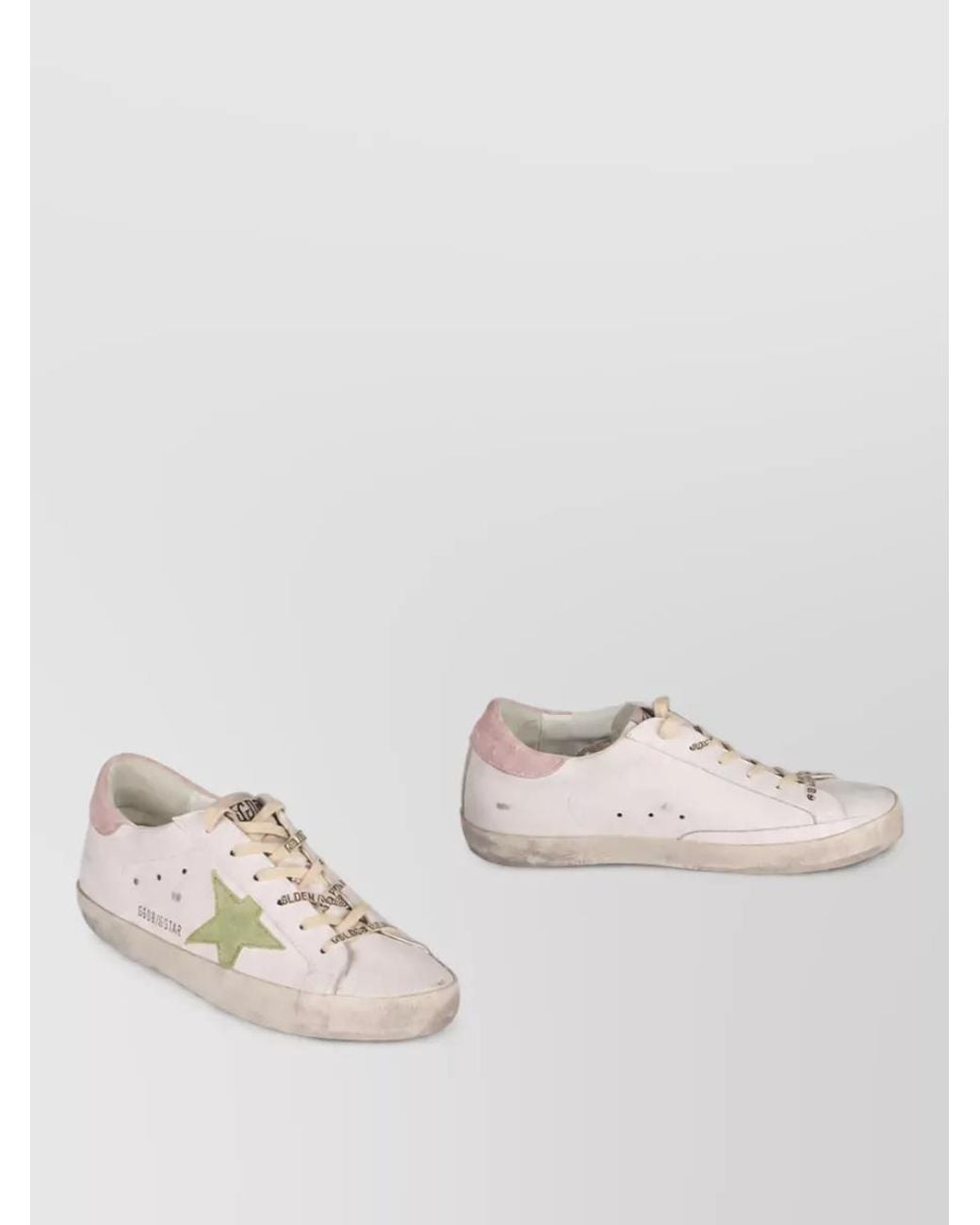 Golden Goose Deluxe Brand Natural Leather Low-Top Sneakers