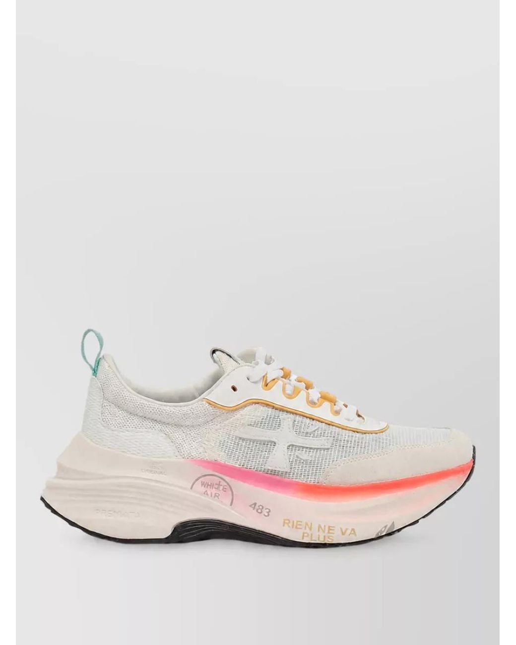 Premiata Pink Low Top Sneakers