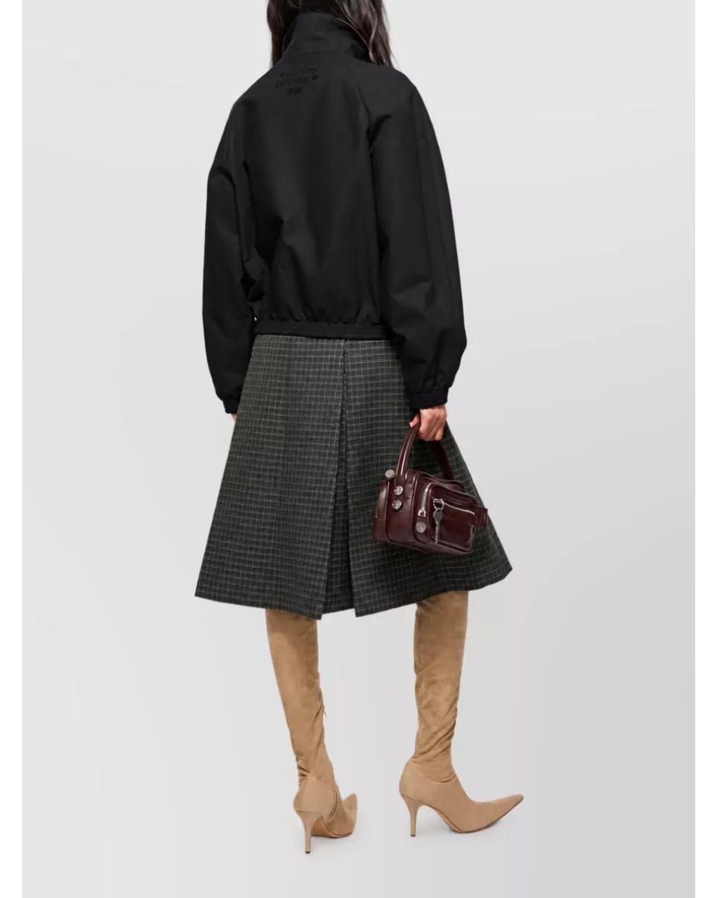 Acne Black Single Breasted Coat