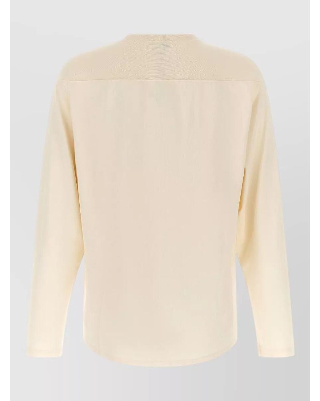KENZO Natural Ribbed Long-Sleeve T-Shirt for men