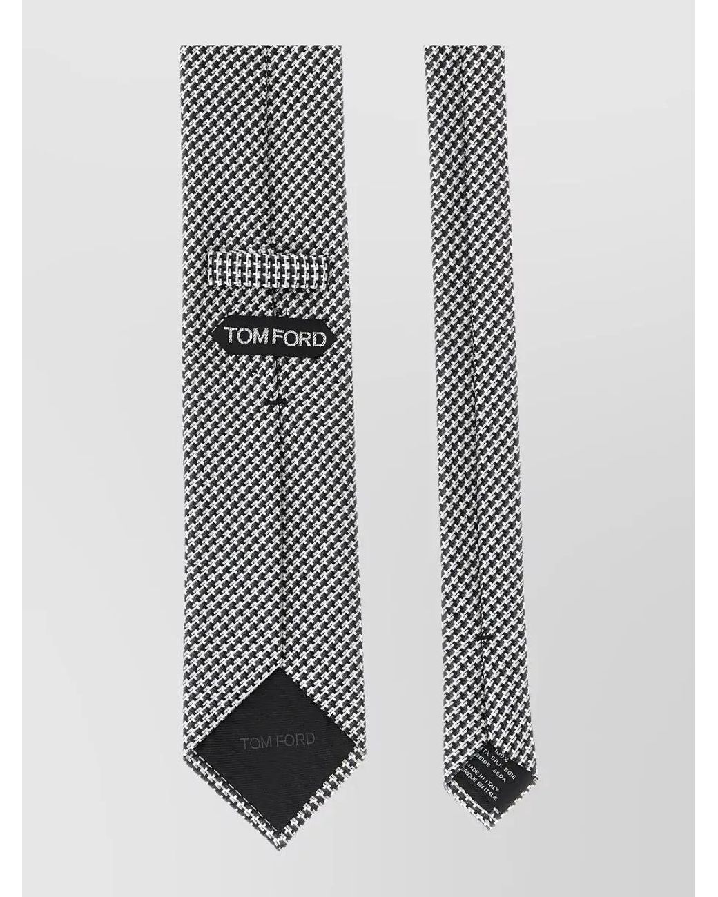 Tom Ford White Silk Star Tie for men