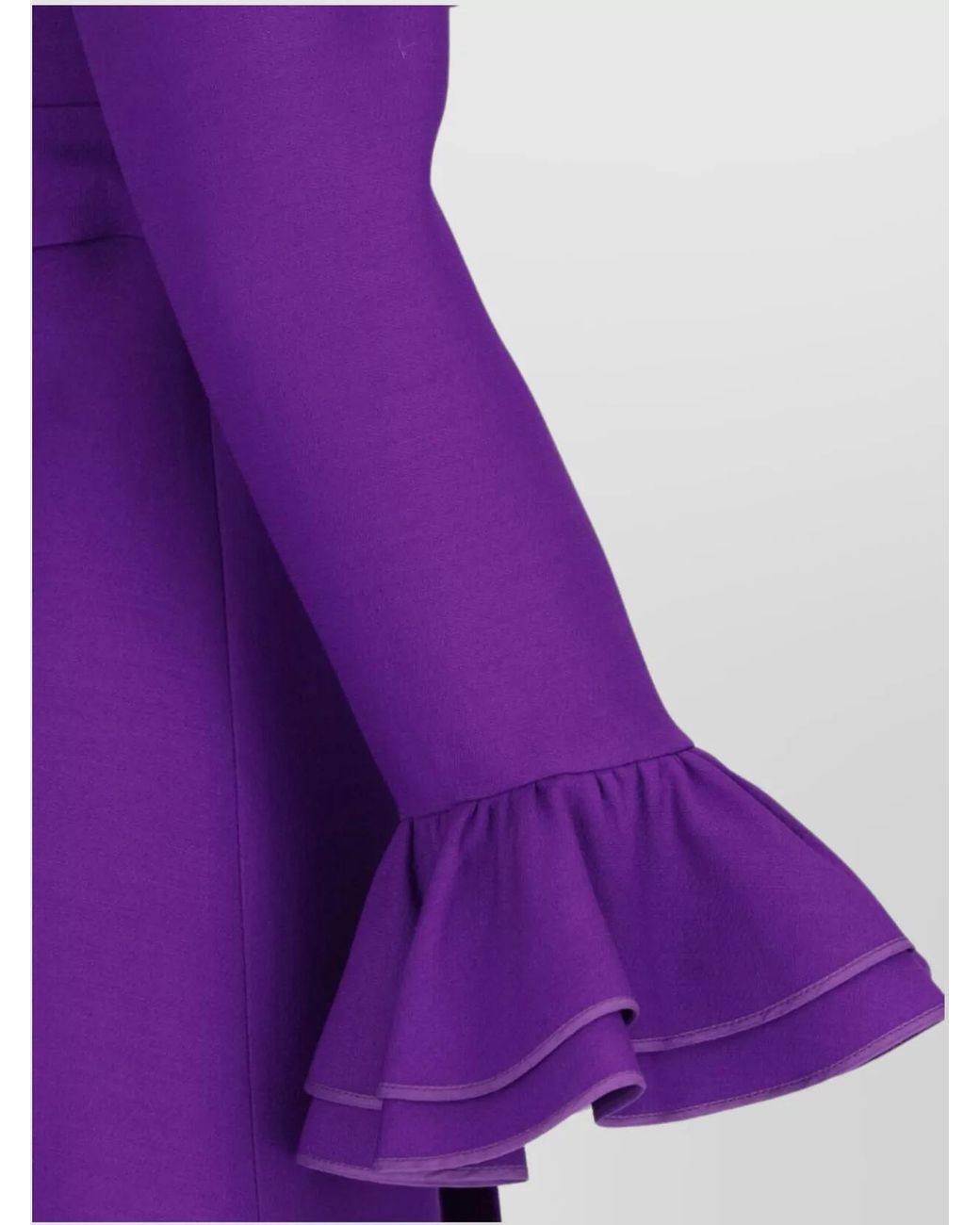 Valentino Purple Silk Mini Dress