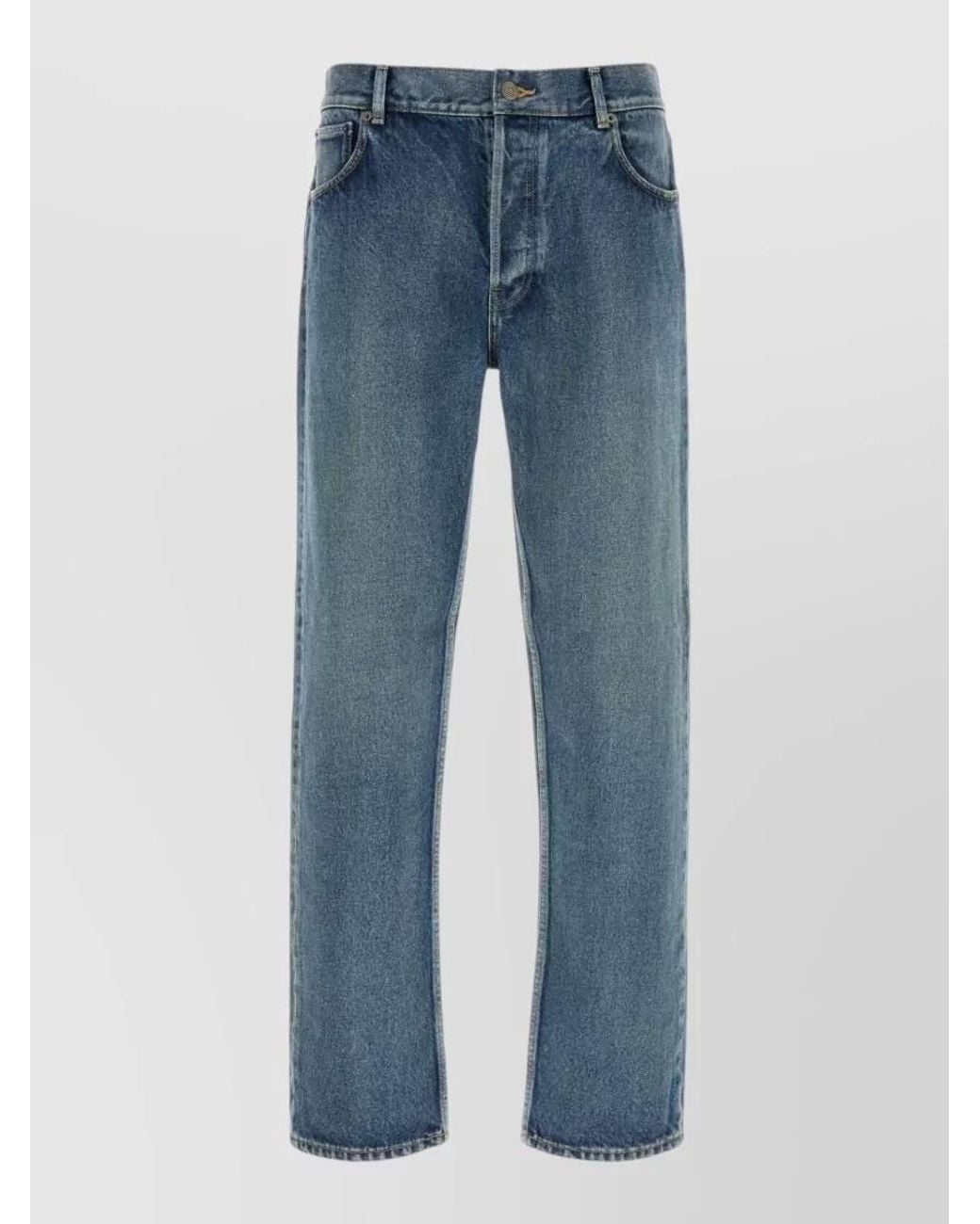The Row Blue Denim Straight-Leg Jeans for men