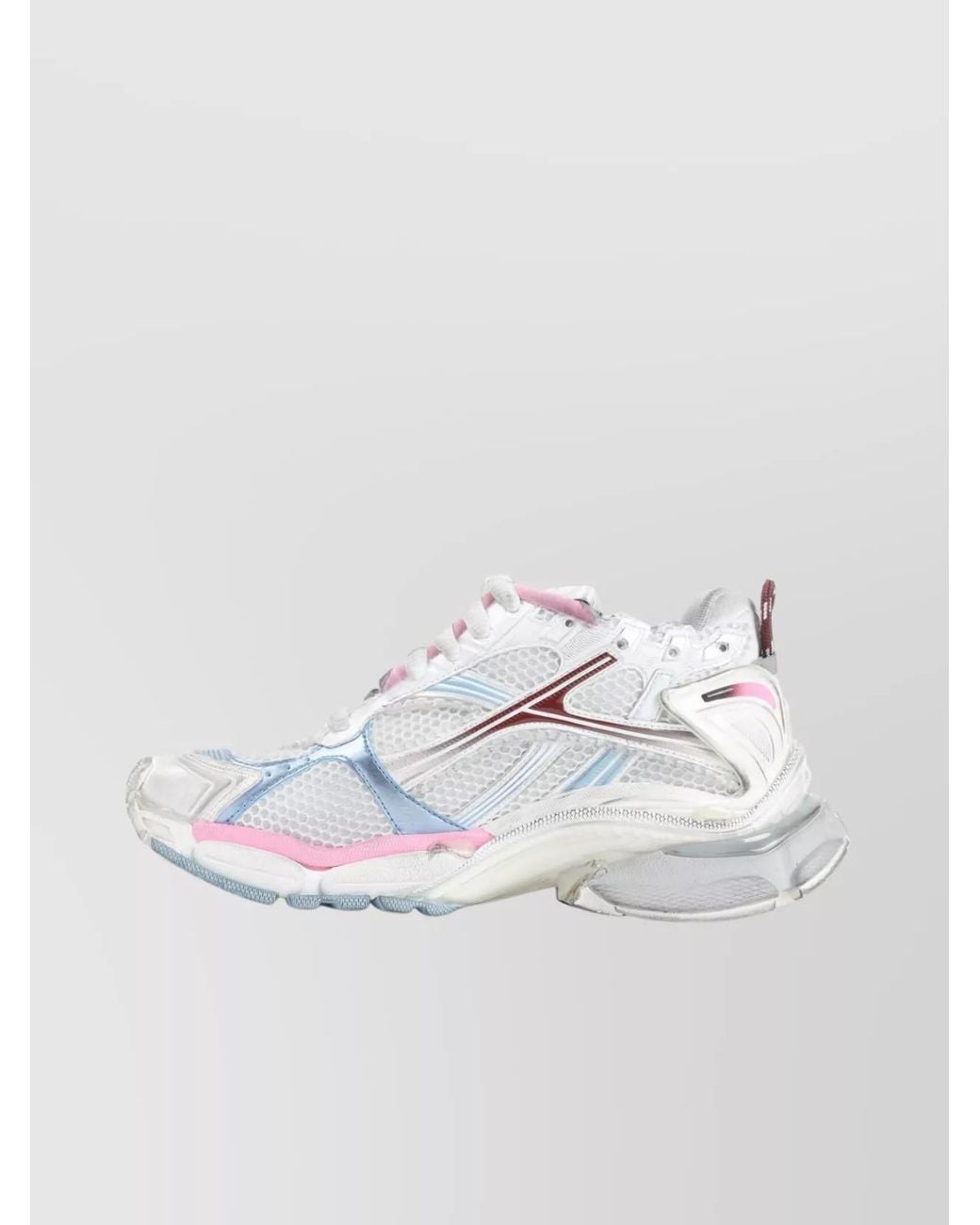 Balenciaga White Gradient Runner Low-Top Sneakers