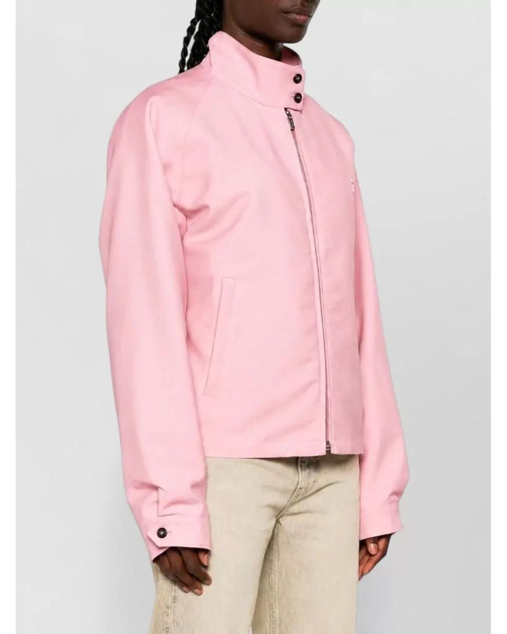 Miu Miu Pink Mohair Oversized Coat