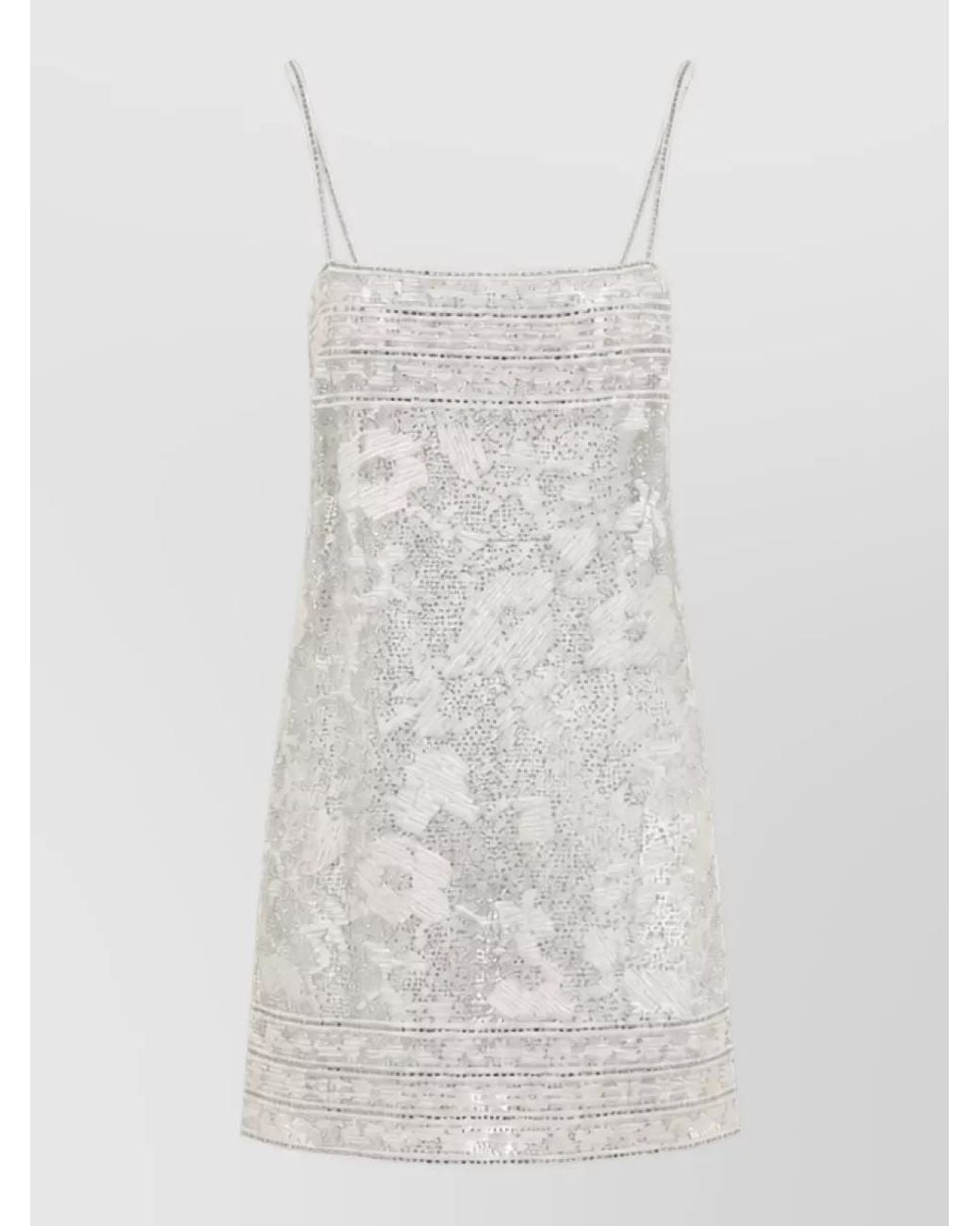 Ermanno Scervino White Lace Mini Dress