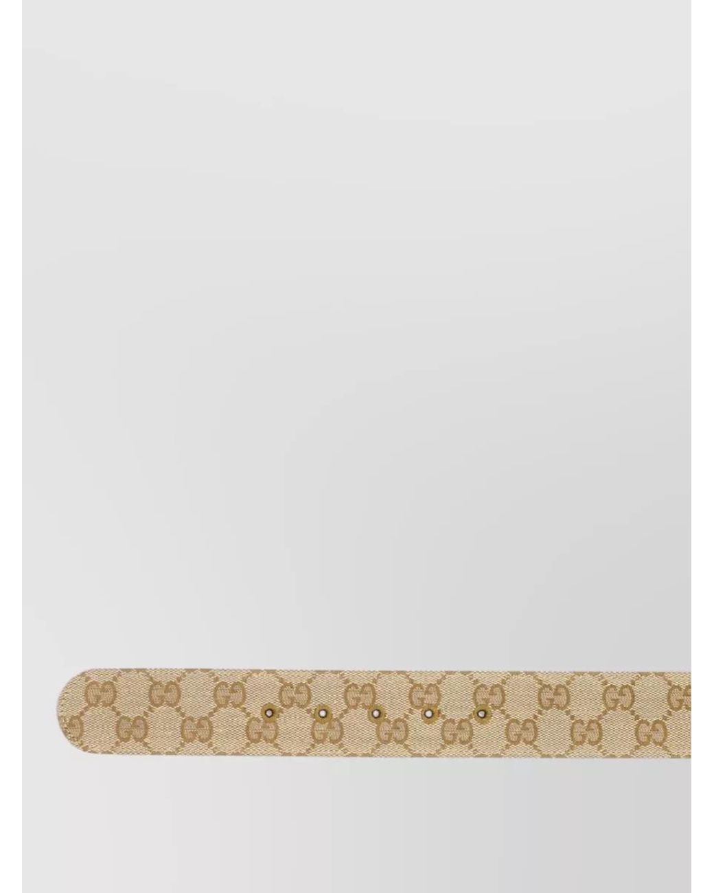 Gucci Natural Gg Jacquard Fabric Belt for men