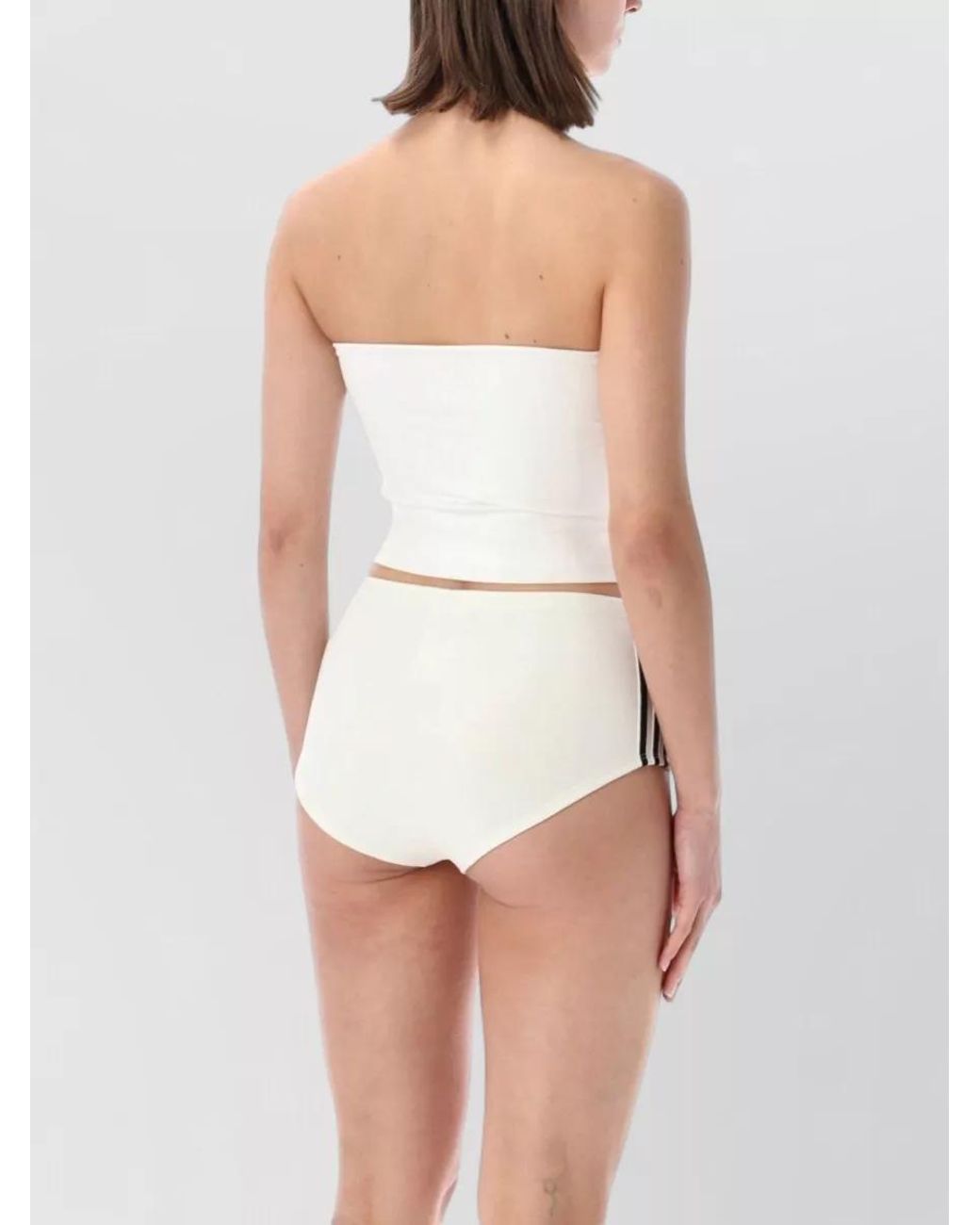 Adidas Originals White Bandeau Top