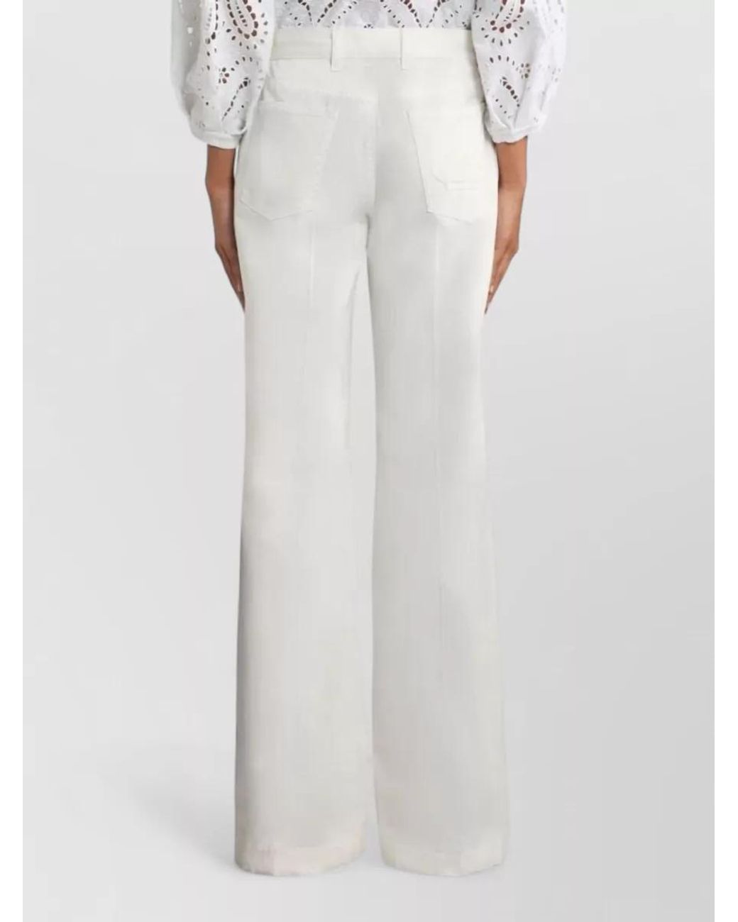 Etro White Denim Flared Jeans