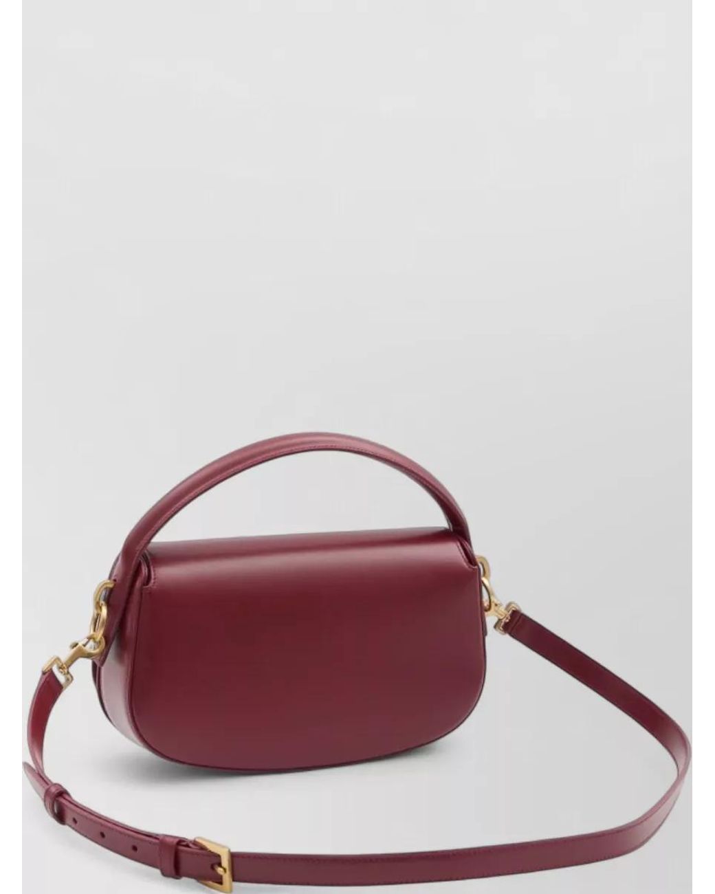 Saint Laurent Purple Voltaire Calfskin Shoulder Bag