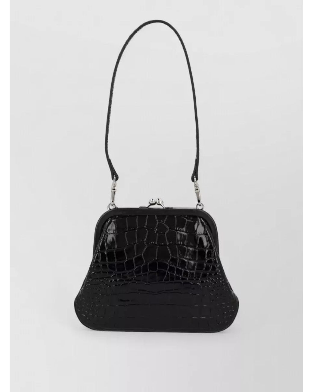 Vivienne Westwood White Na Calf Leather Shoulder Bag