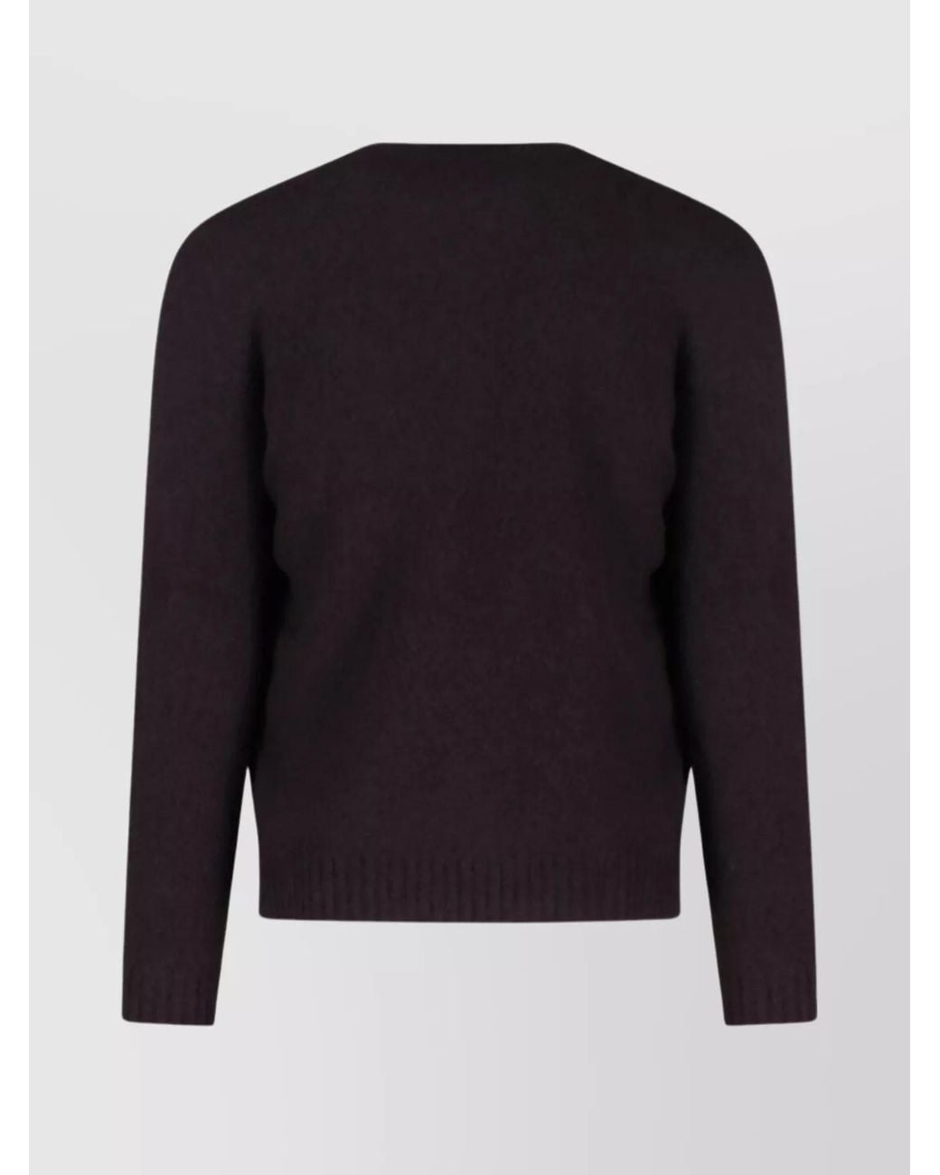 Drumohr Blue Lambswool Crewneck Jumper for men