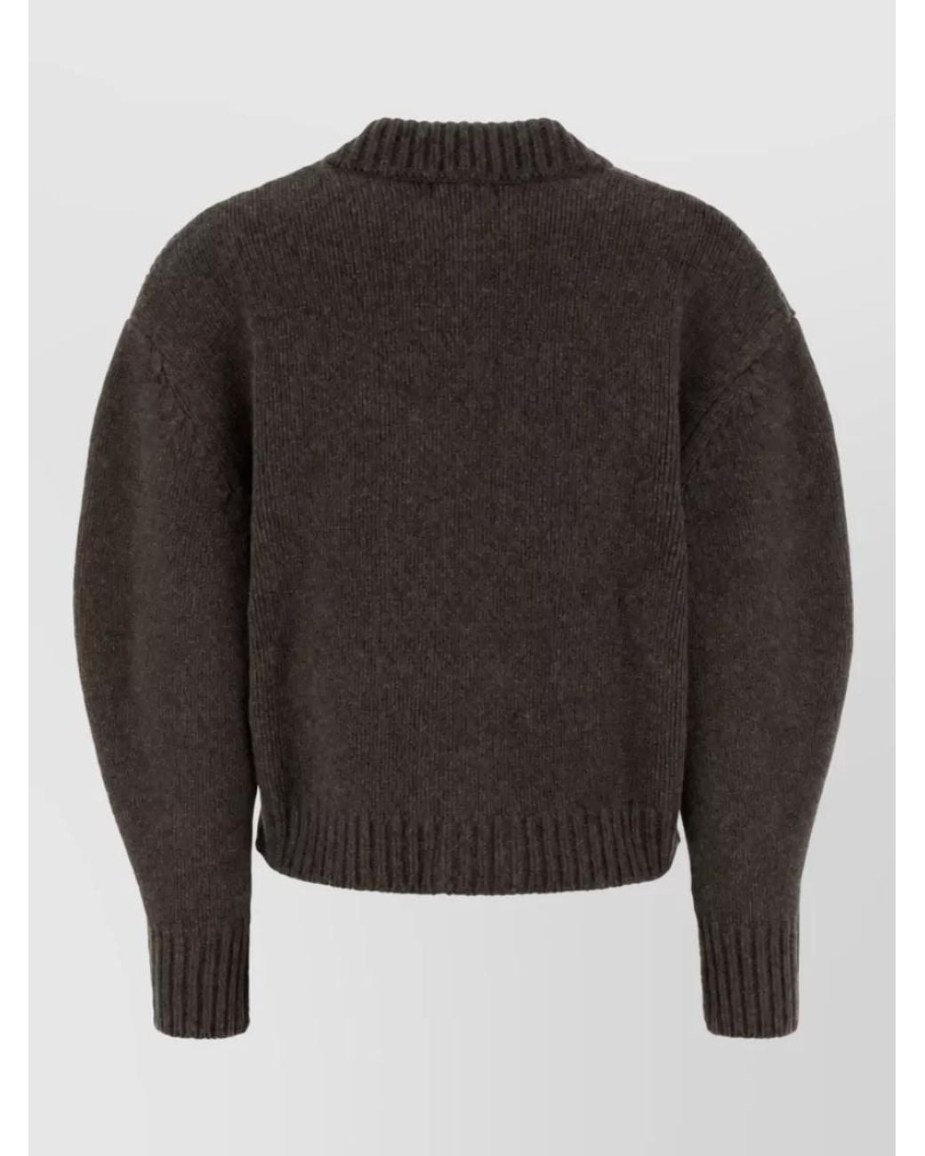 Soeur Black Merino Wool Cardigan