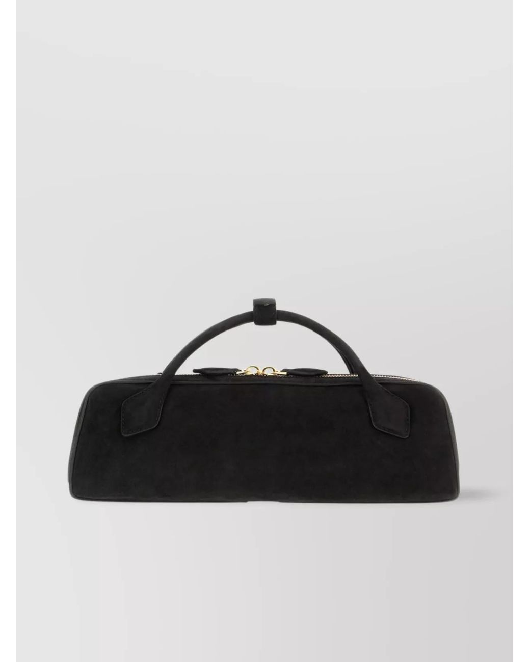 Alaïa Black Leather Clutch Bag