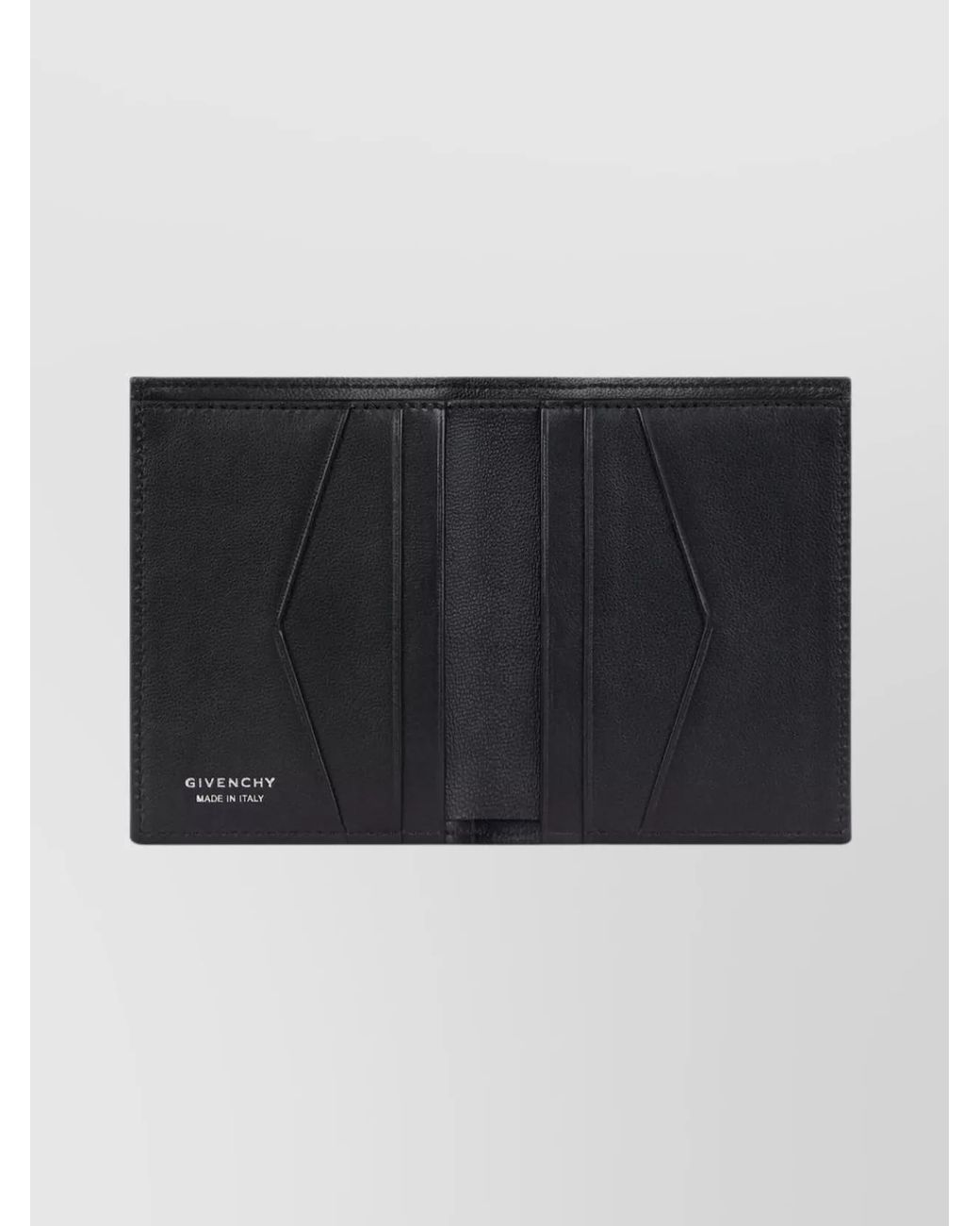 Givenchy Black Grained Leather Card Holder for men