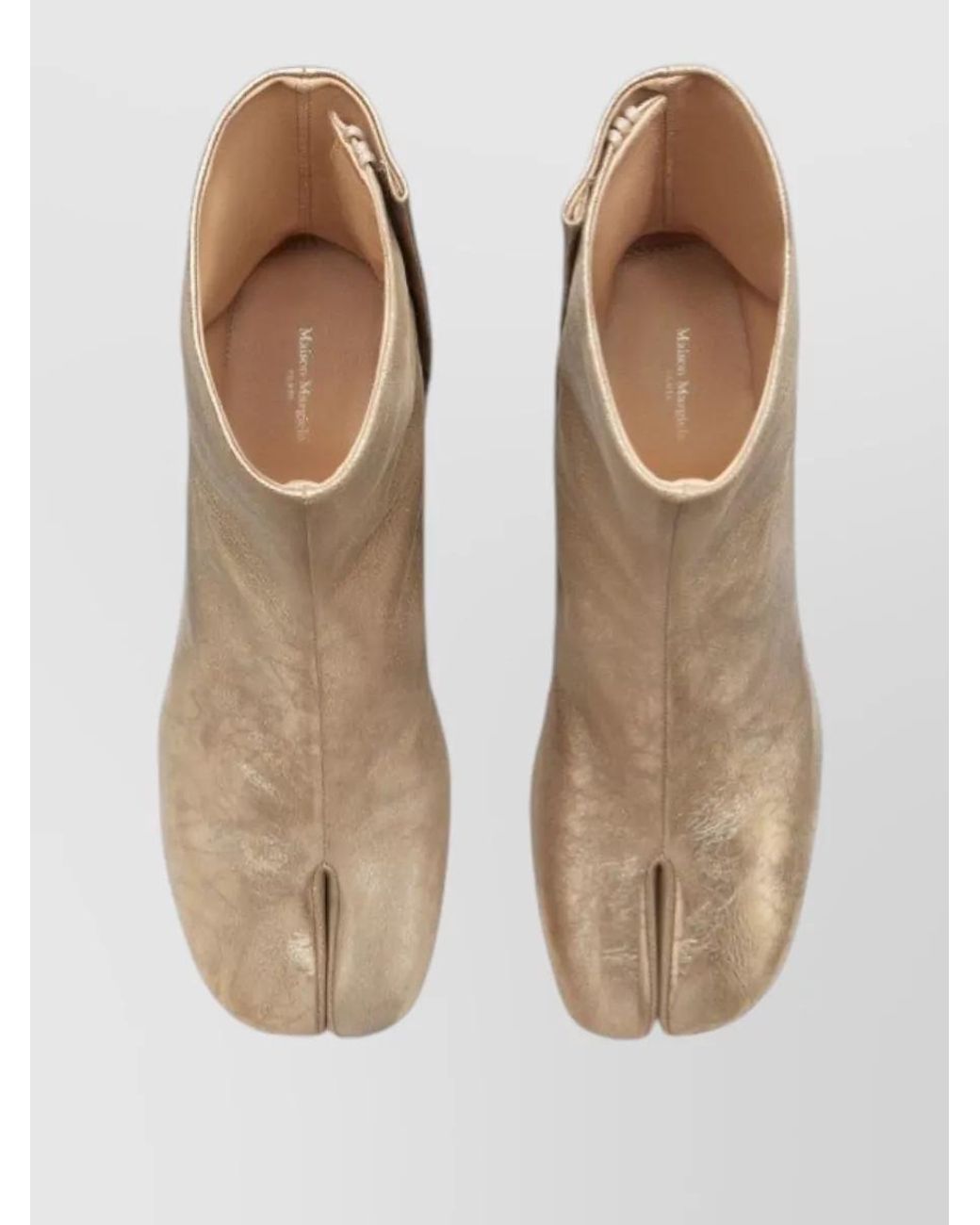 Maison Margiela Natural Leather Ankle Boots