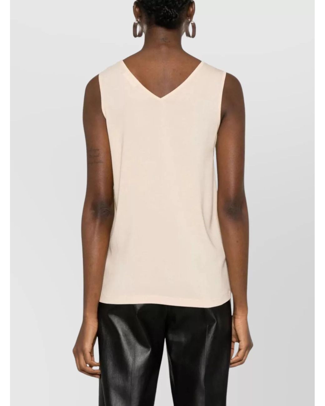 Fabiana Filippi Natural Tank Top