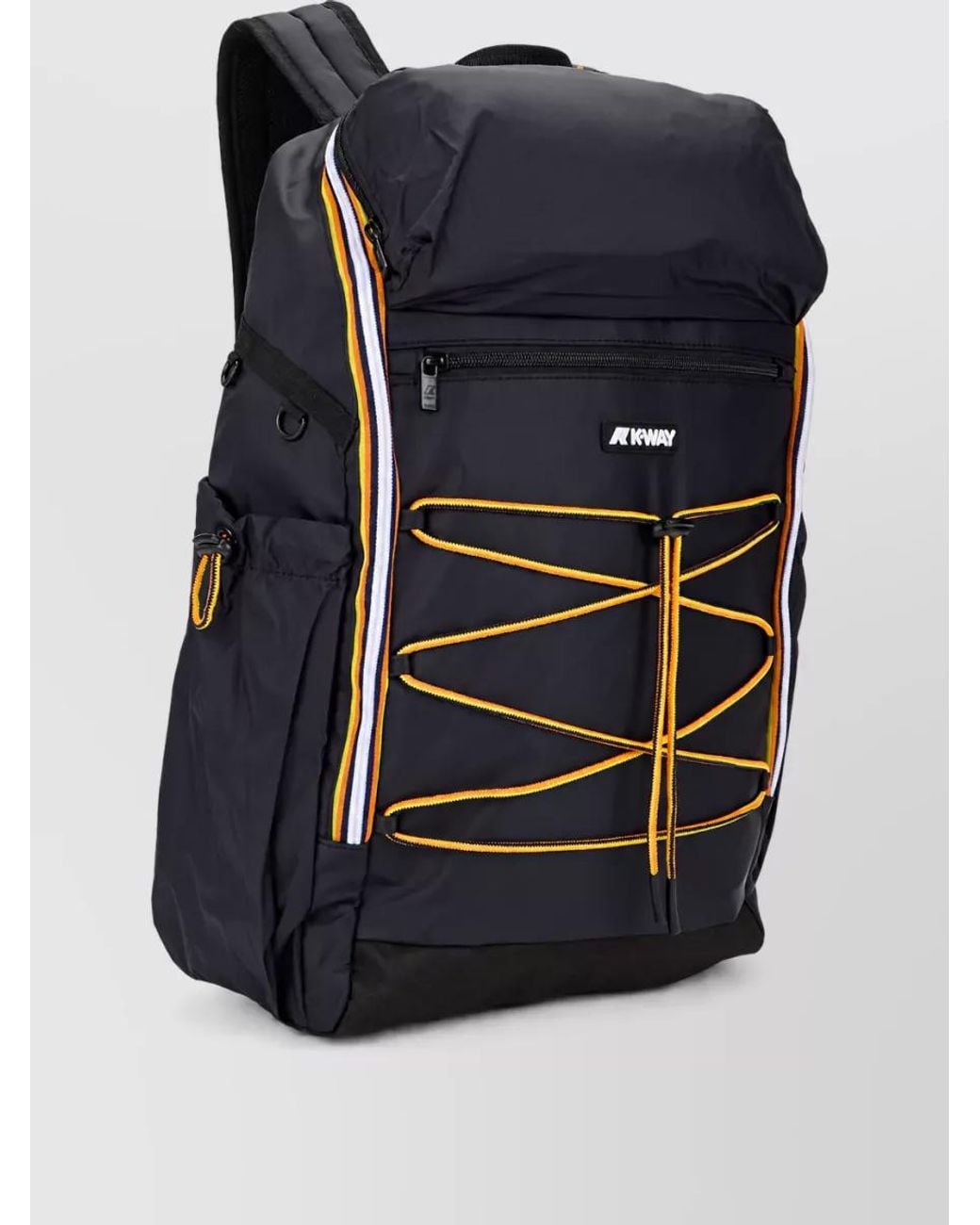 K-Way Blue Nylon Backpack for men
