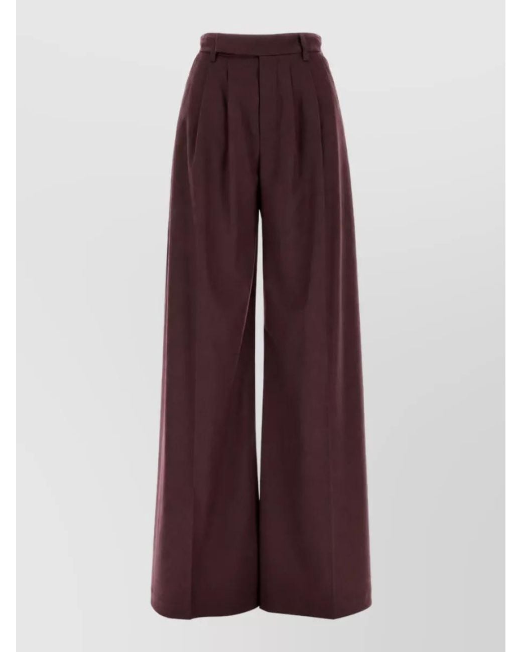 LE SULLY STUDIO Purple Wide-Leg Trousers