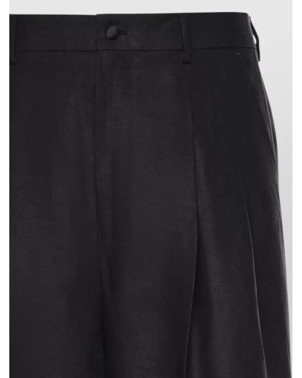 Dolce & Gabbana Black Silk Linen Two Piece Tuxedo for men