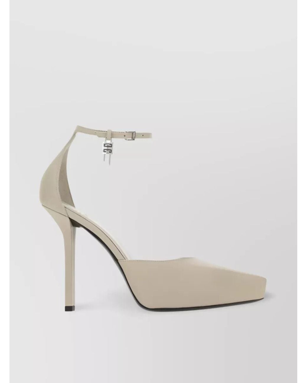 Givenchy White Leather Platform Pumps