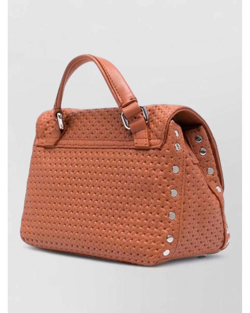 Zanellato Orange Leather Shoulder Bag