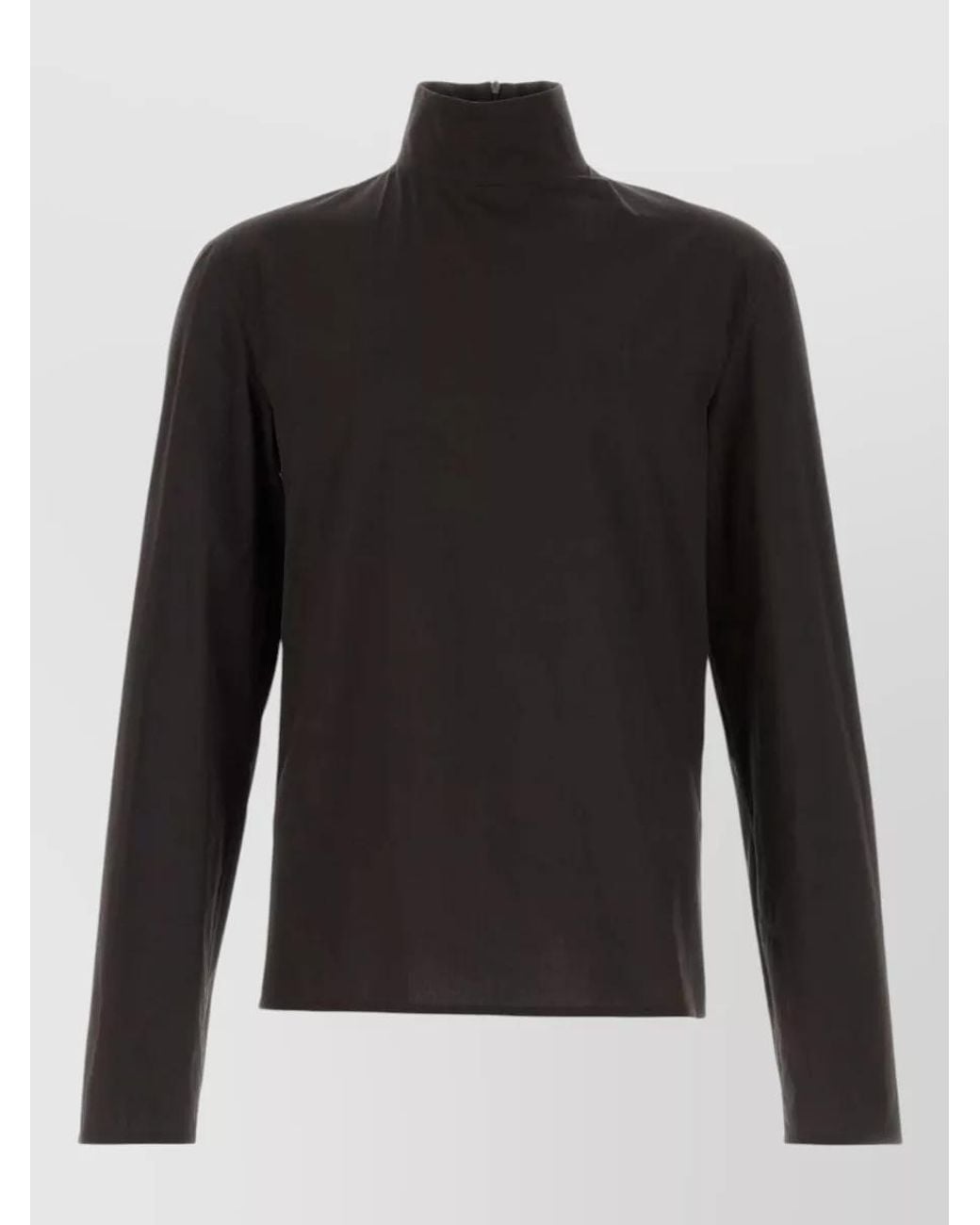 Gucci Black Stretch Poplin Shirt for men