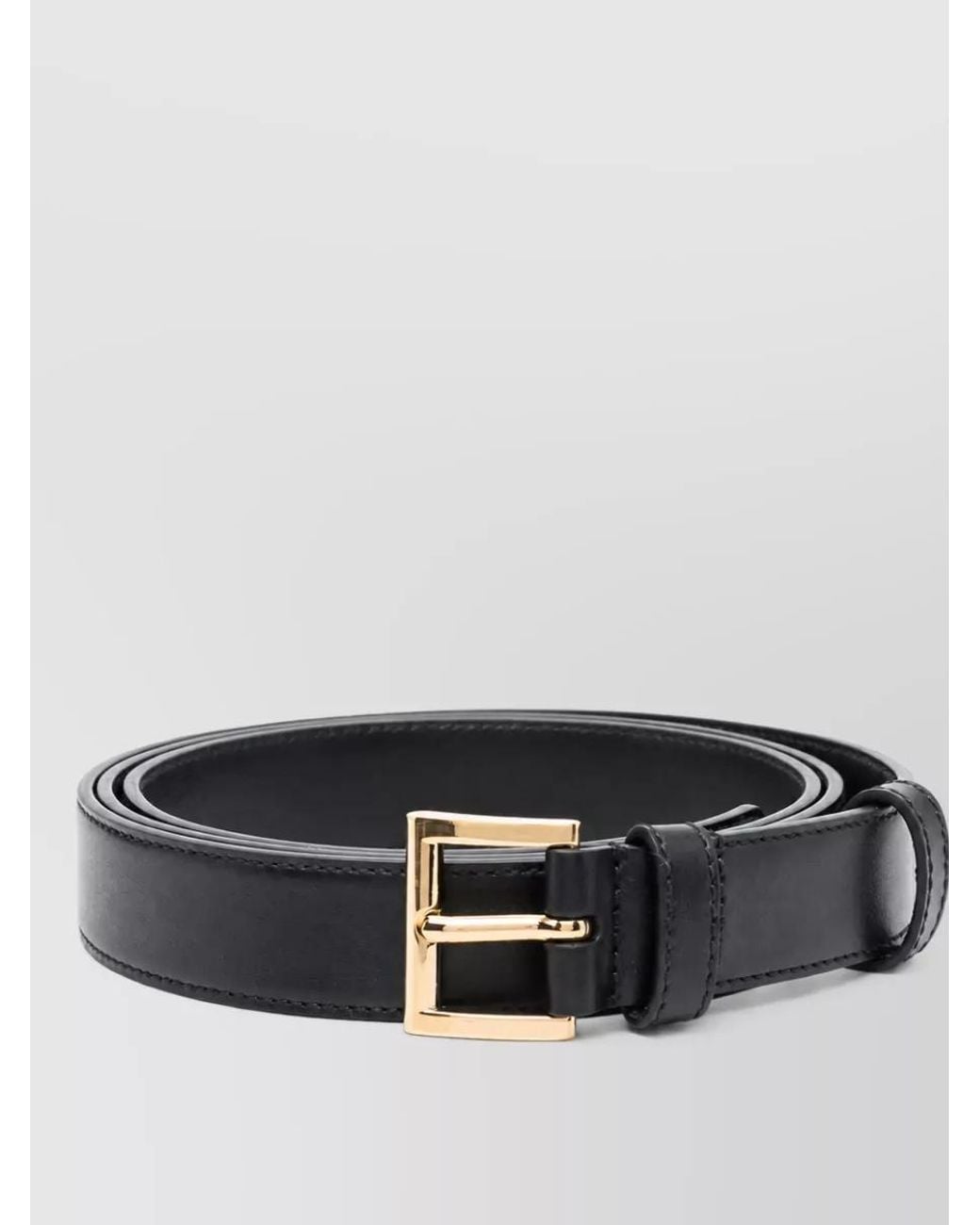 Prada Black Leather Belt