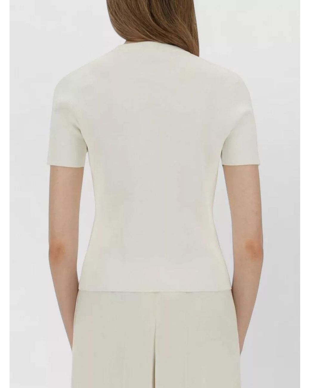 Max Mara White Slim-Fit T-Shirt