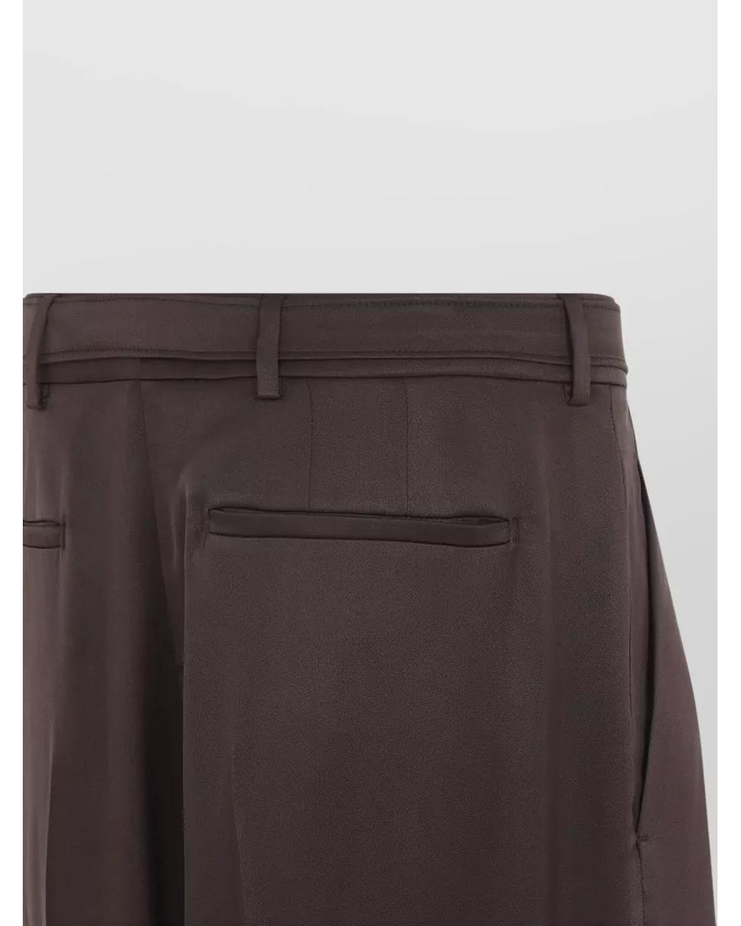 Saint Laurent Multicolor Silk High-Rise Regular-Fit Pleated Tailored Trousers for men