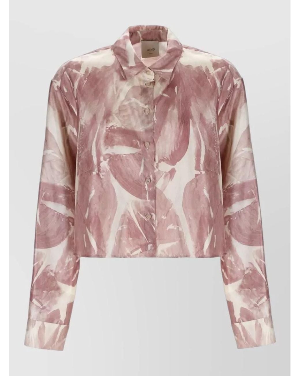 Alysi Pink Silk Shirt