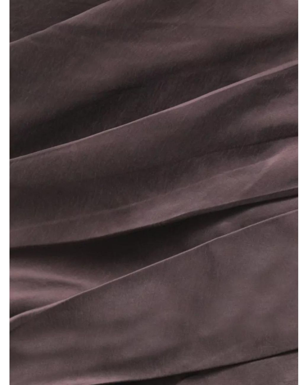 ANDAMANE Brown Knee-Length Fitted Skirt