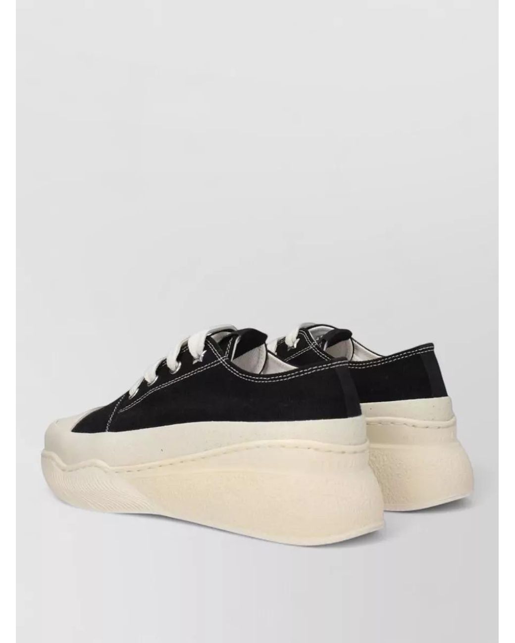 Stella McCartney White Canvas Low-Top Sneakers