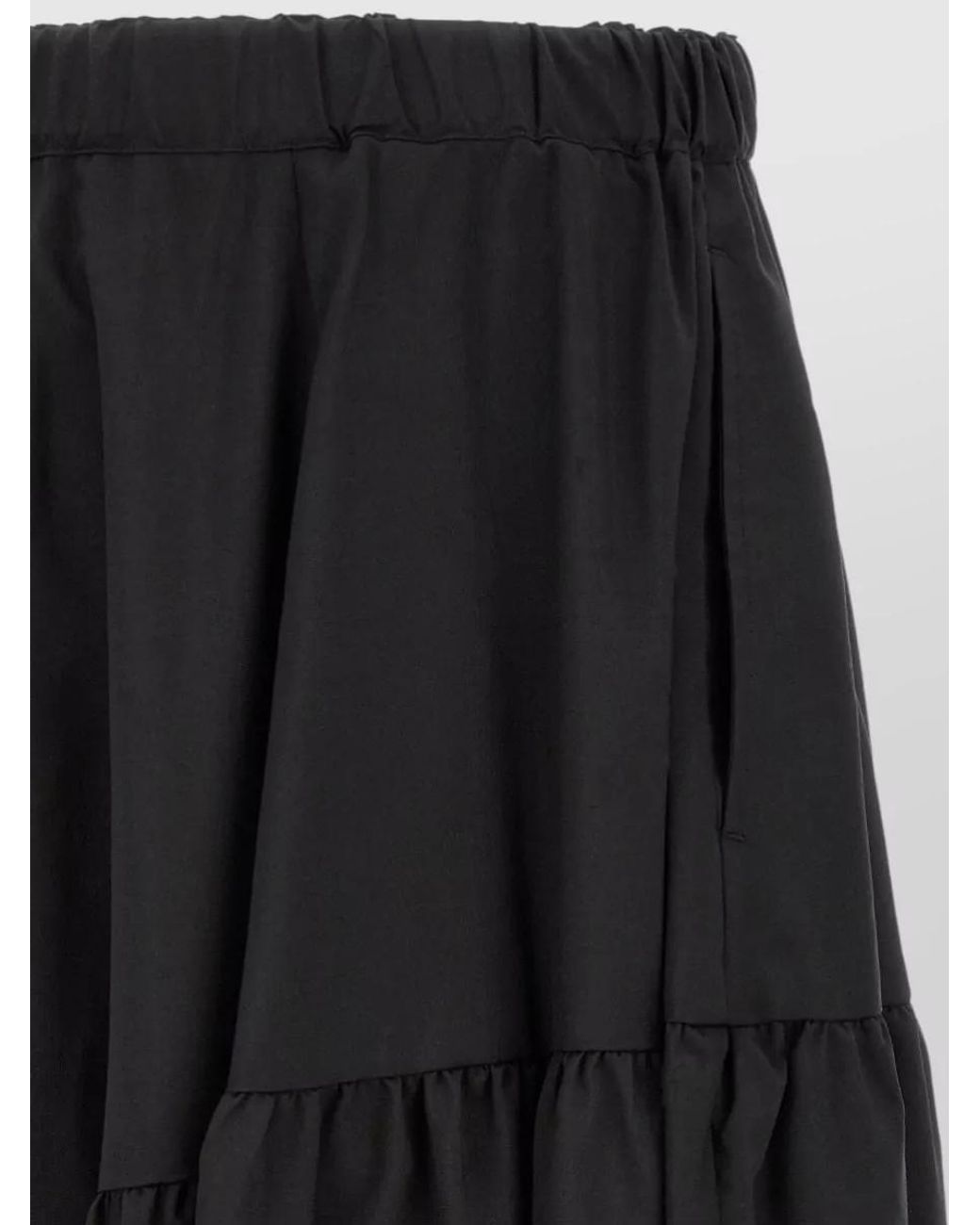 Comme des Garçons Black Paneled Barrel-Leg Trousers for men