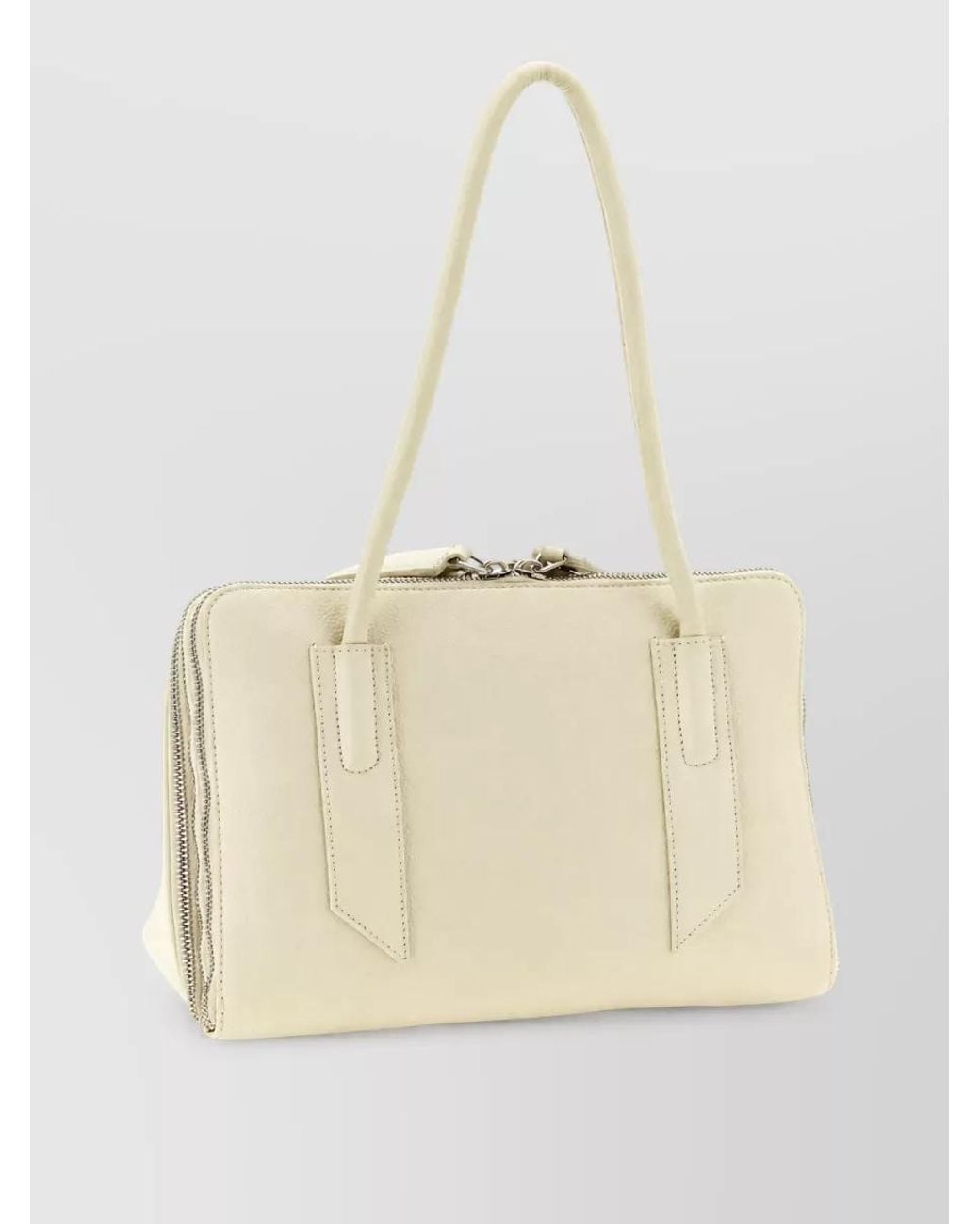 The Attico Natural Leather Clutch Bag