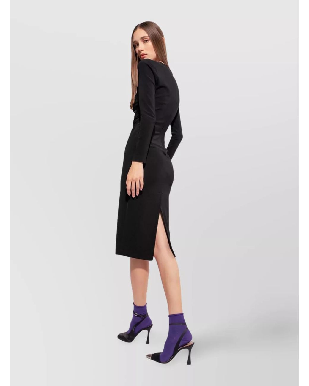 Pinko Black Knee-Length Dress