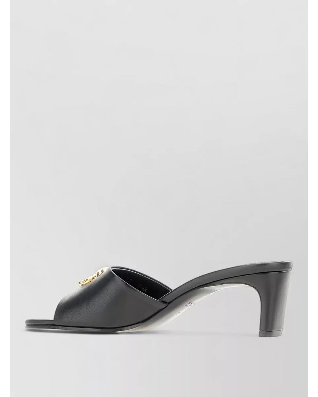 Gucci Multicolor Leather Mid-Heel Mules