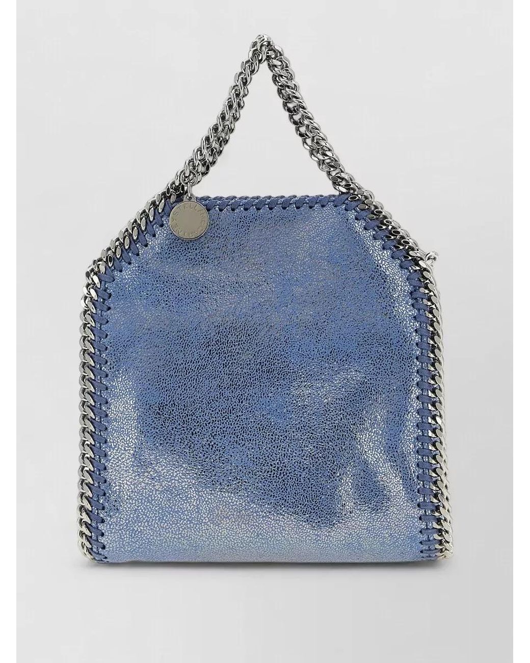 Stella McCartney Blue Falabella Tiny Shoulder Bag
