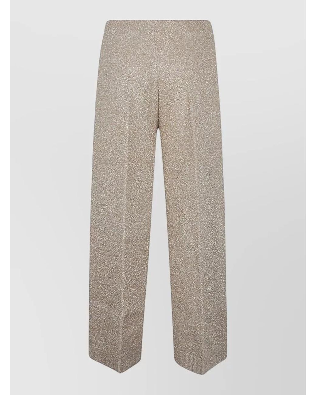 Circus Hotel Natural Wide-Leg Trousers