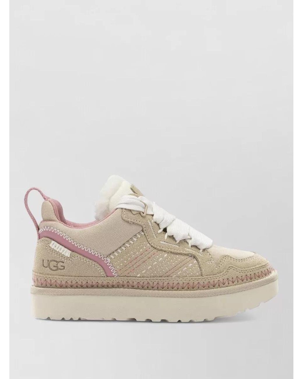 Ugg Natural Leather Low-Top Sneakers