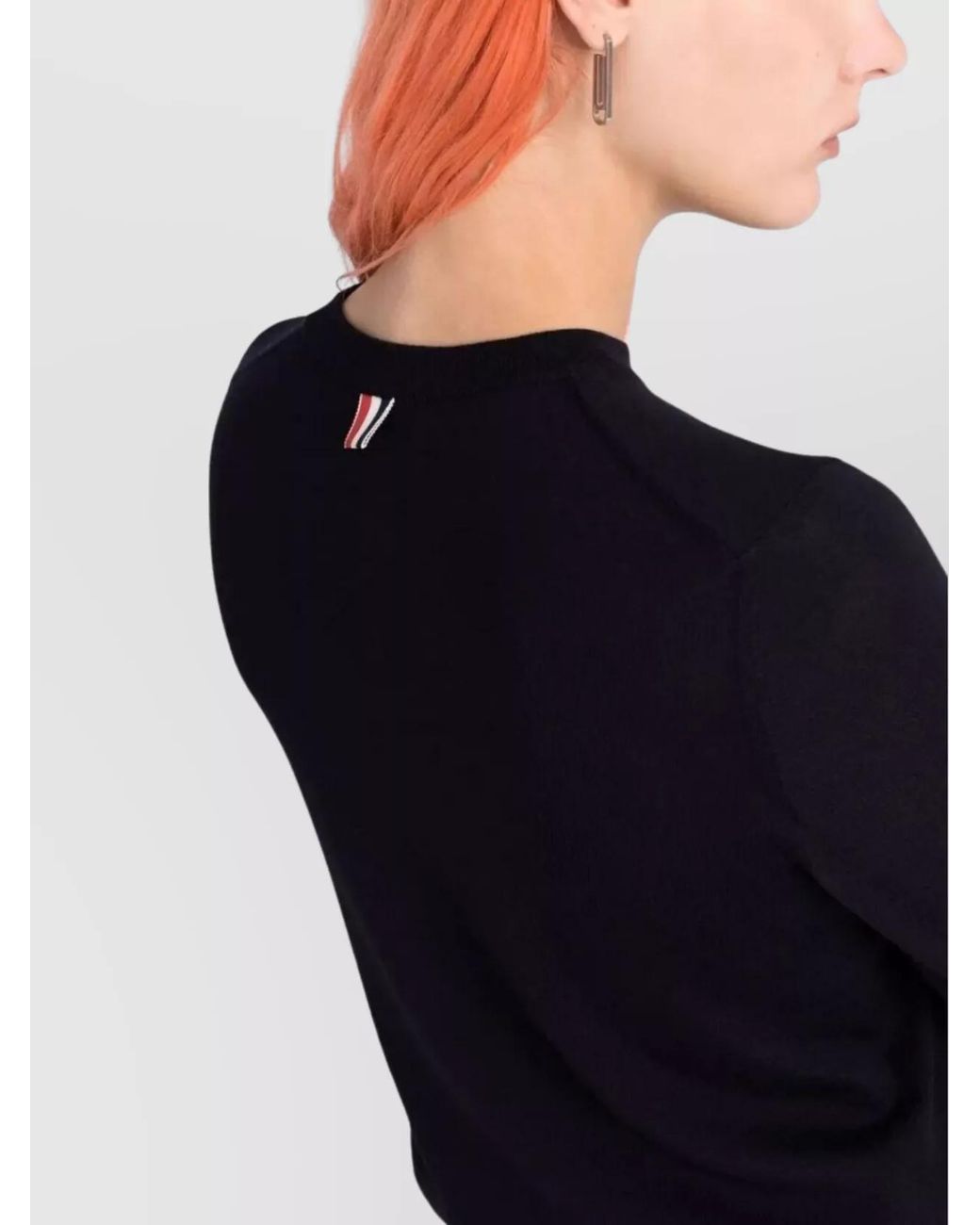 Thom Browne Blue Fine-Knit Relaxed-Fit Jumper