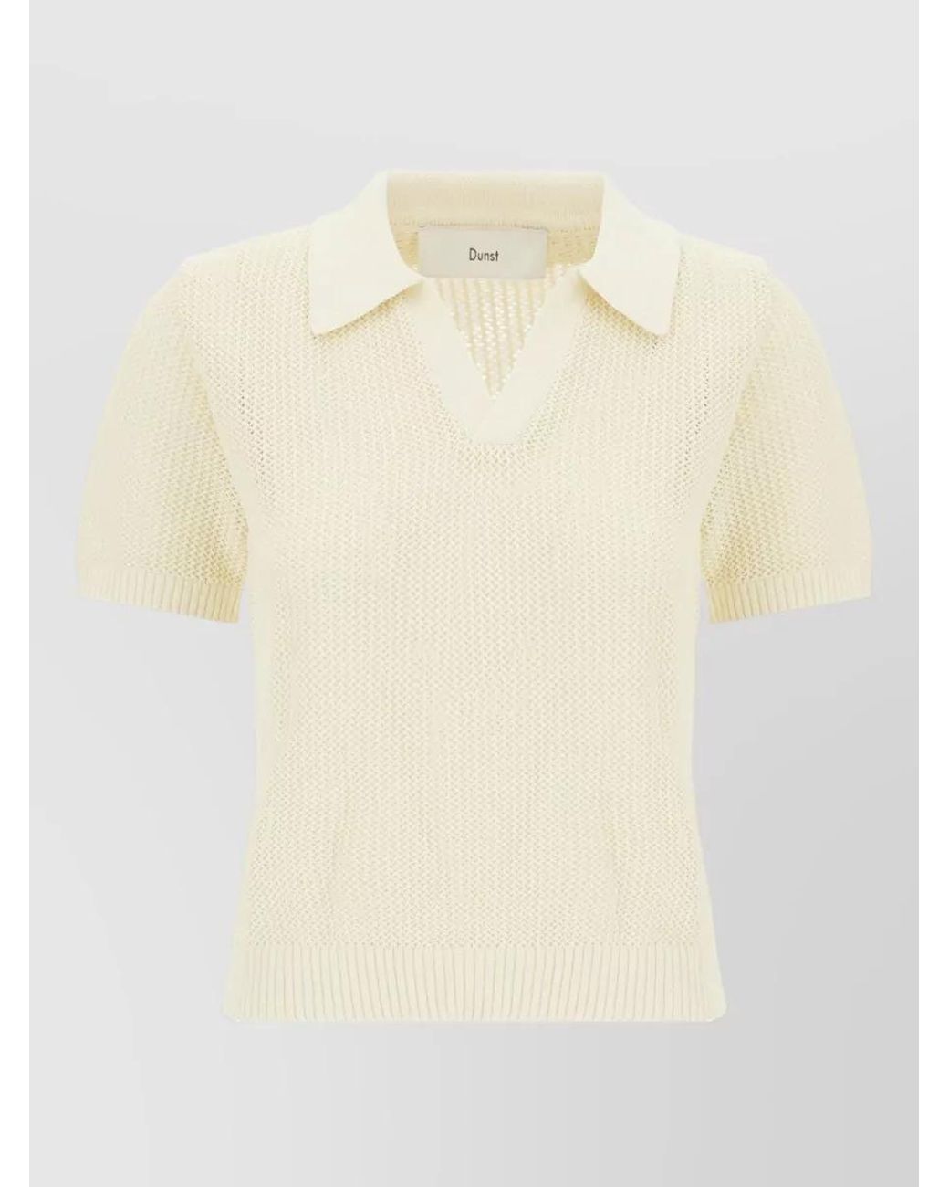 DUNST Natural Polo Top