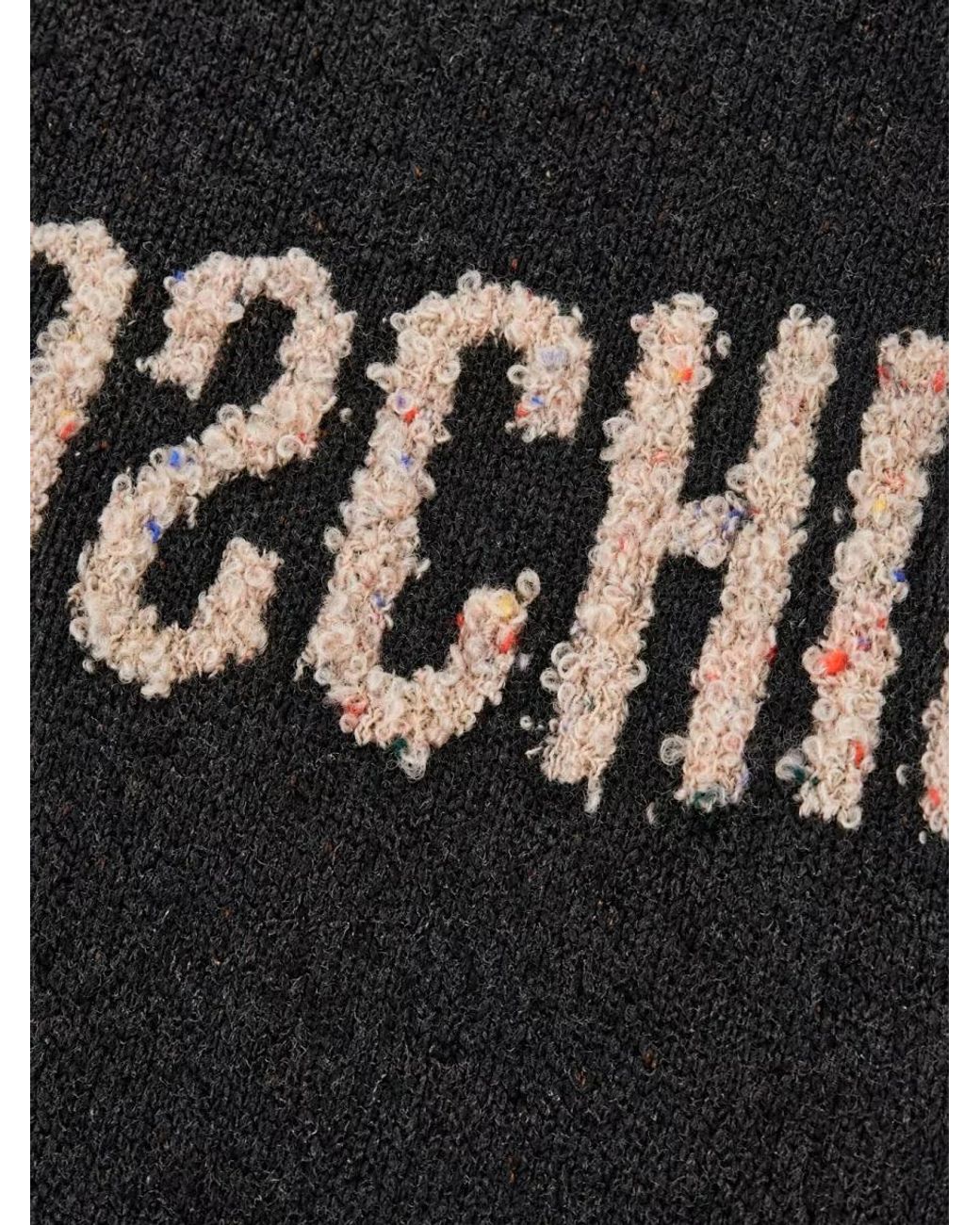 Moschino Black Wool Blend Sweater