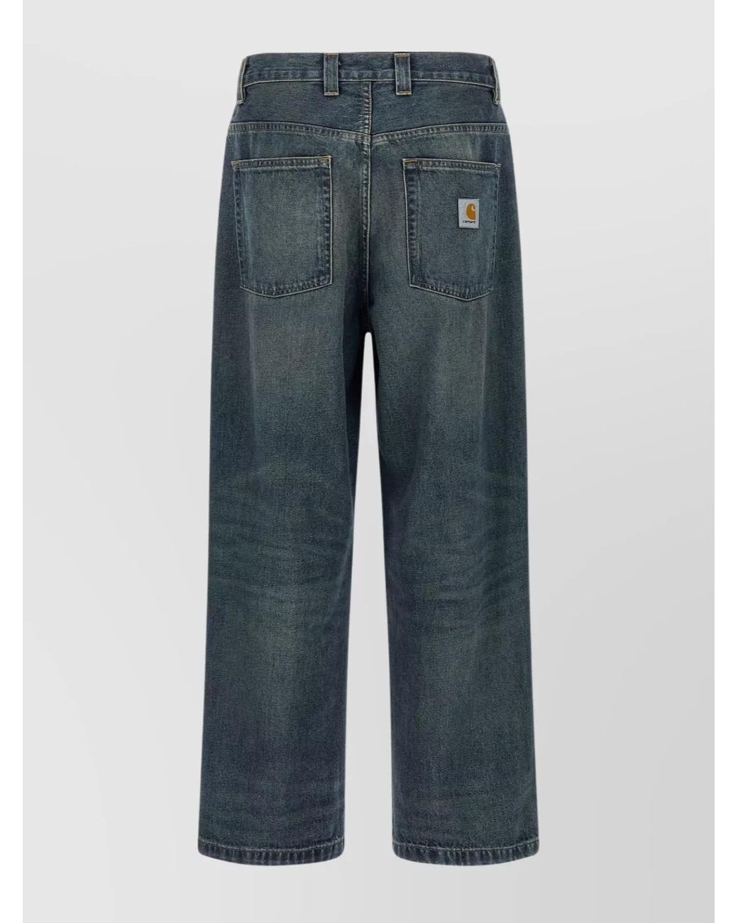 Carhartt Blue 'Brandon' Trousers Featuring Belt Loops for men