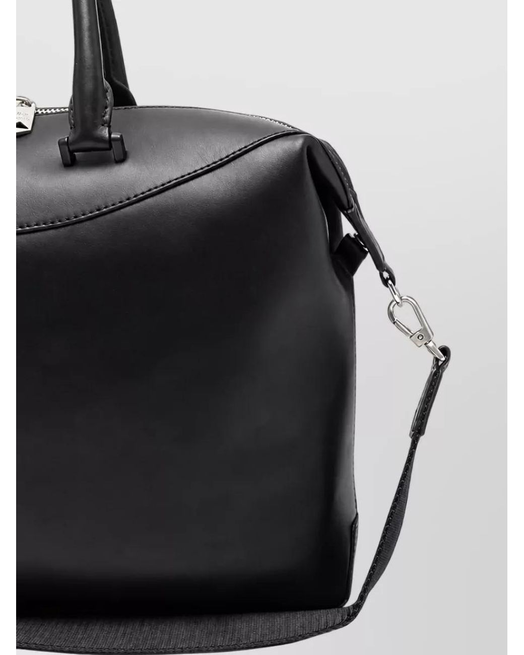 Paul Smith Black Leather Duffle Bag for men