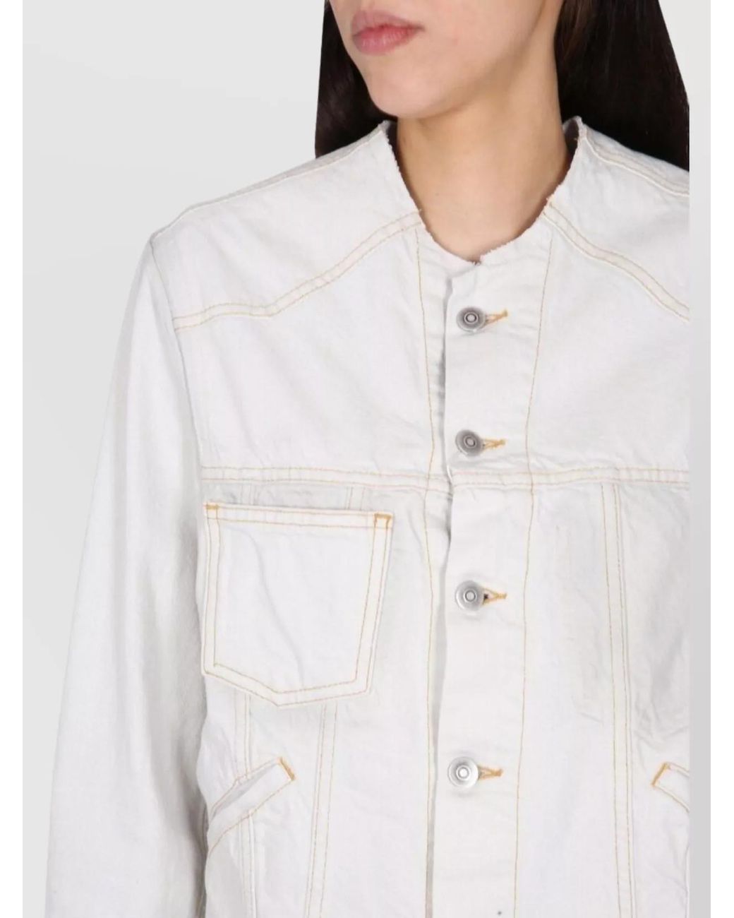 Maison Margiela White Denim Jacket