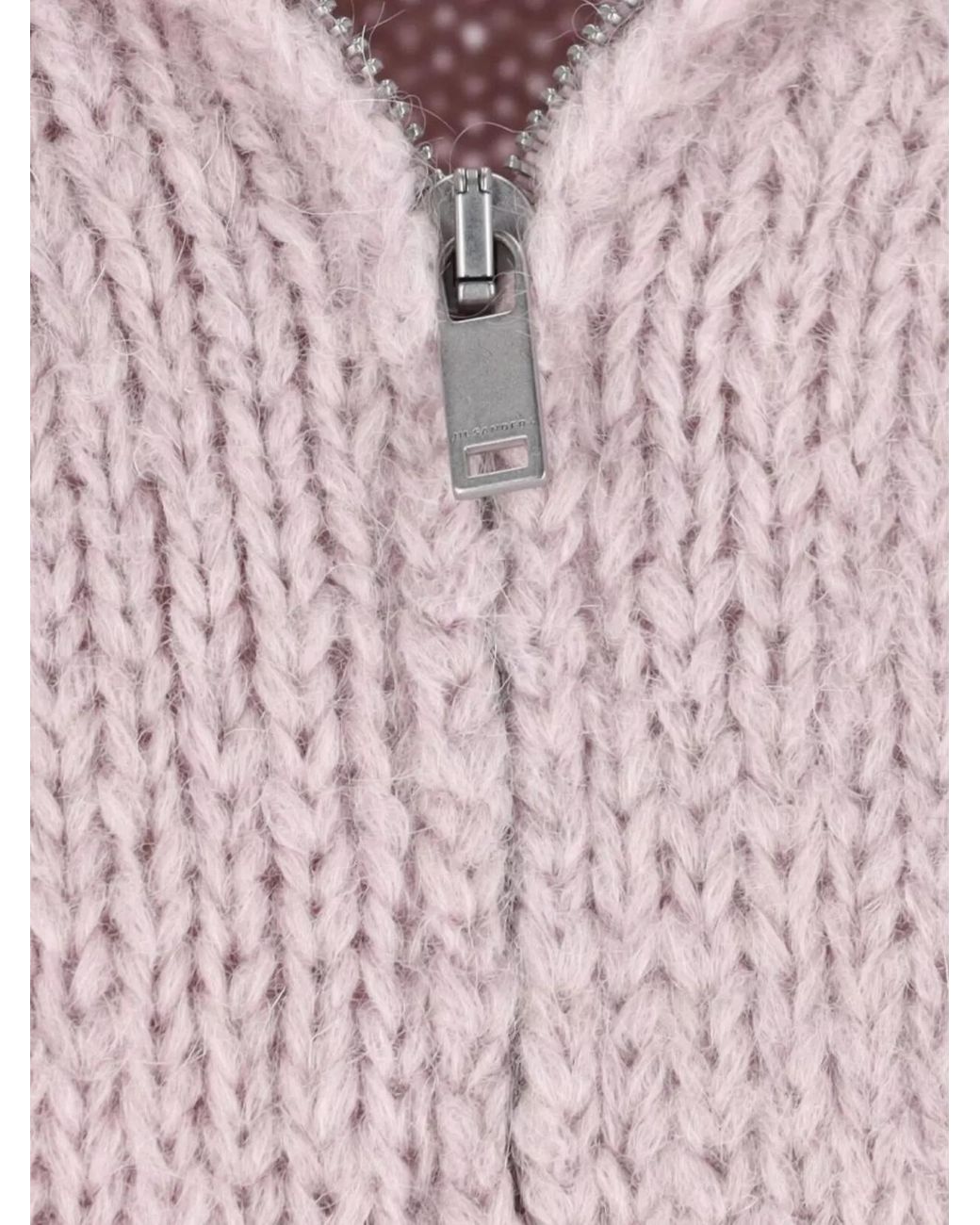 Jil Sander Pink Mohair Alpaca Crewneck Jumper for men