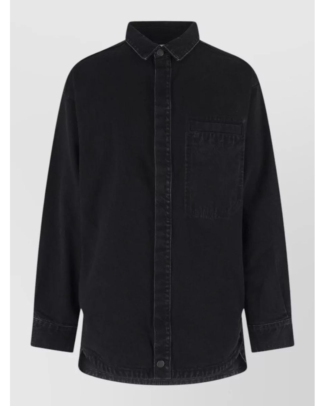 Entire studios Blue Cotton Shirt Jacket for men